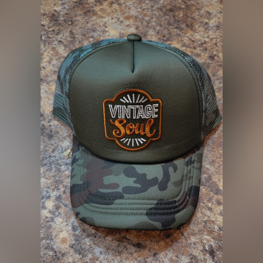Vintage Soul Olive Camo Hat